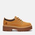 Women's Stone Street Platform Moc Toe Shoe / Wheat Nubuck