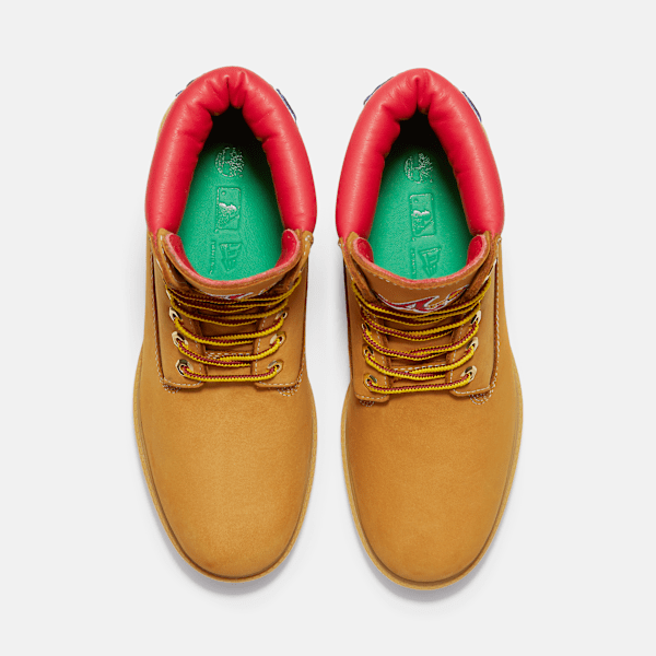 Men's Timberland® x New Era® Braves 6-Inch Waterproof Boot / Wheat Braves