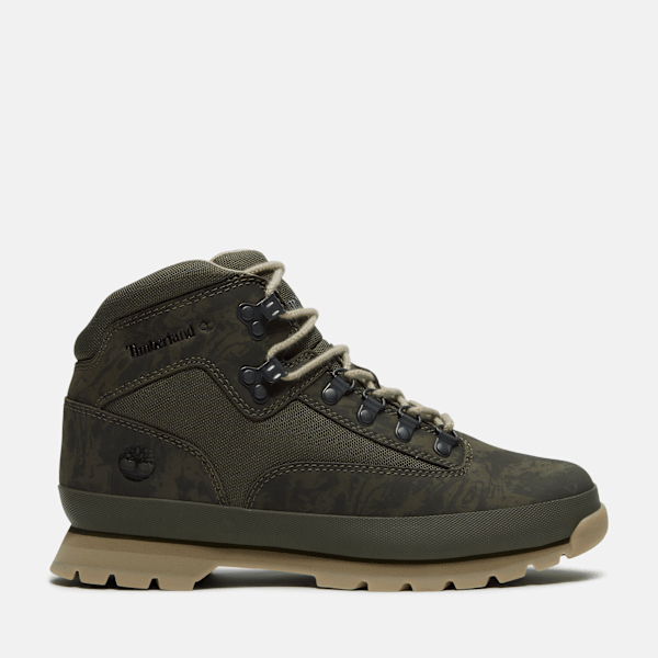 Men's Euro Hiker / Dark Green Nubuck/Camo
