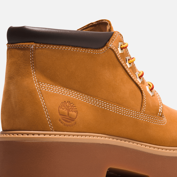 Women's Stone Street Waterproof Platform Boot / Wheat