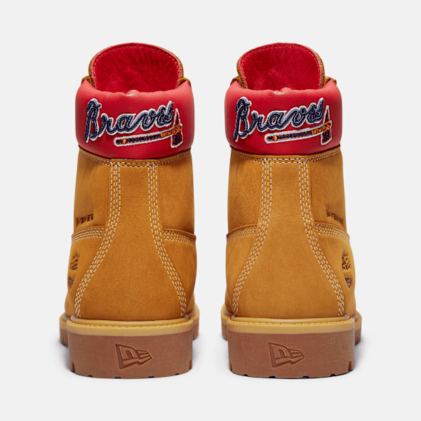 Men's Timberland® x New Era® Braves 6-Inch Waterproof Boot / Wheat Braves