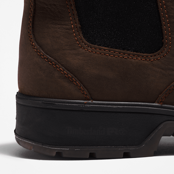 Men's Timberland PRO® Nashoba Soft-Toe Slip-On Work Boot / Brown