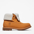 Women's Timberland® Warm-Lined Waterproof Roll-Top Boot / Wheat Nubuck