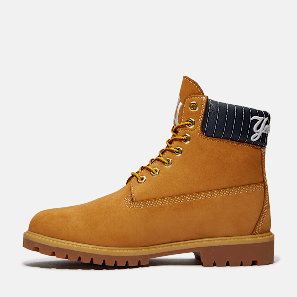 Men's Timberland® x New Era® Yankees 6-Inch Waterproof Boot / Wheat Yankees