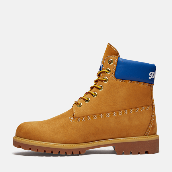 Men's Timberland® x New Era® Dodgers 6-Inch Waterproof Boot / Wheat Dodgers