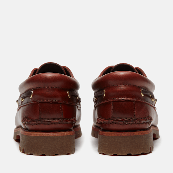 Women's Timberland® Authentic 3-Eye Boat Shoe / Rootbeer