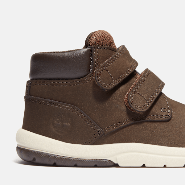 Toddler Toddle Tracks Mid Hook-and-Loop Boot / Dark Brown Nubuck