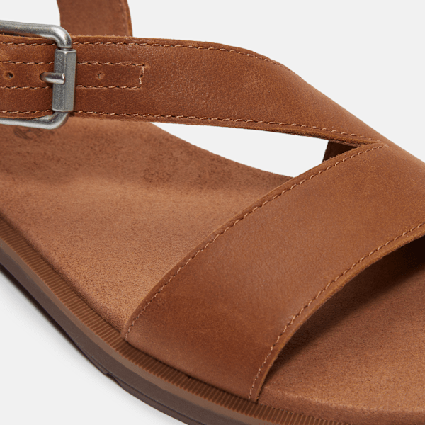 Women's Calista Bay Backstrap Sandal / Rust Full-Grain