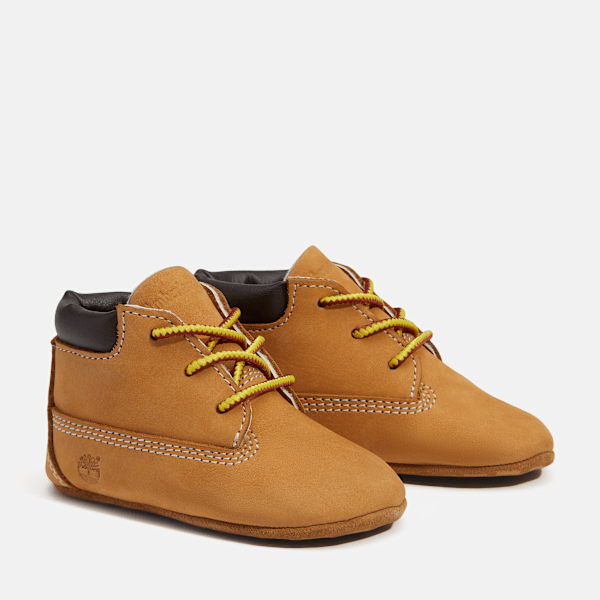 Infant Crib Bootie / Wheat Nubuck