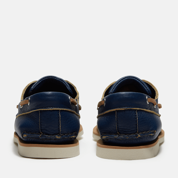 Men's Lake House Classic 2-Eye Boat Shoe / Dark Blue Full-Grain