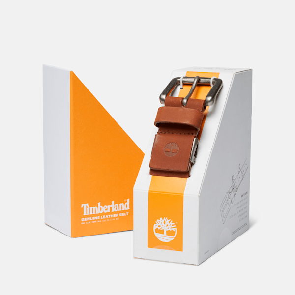 Men's Brookton Cut-to-Fit Leather Belt / Brown
