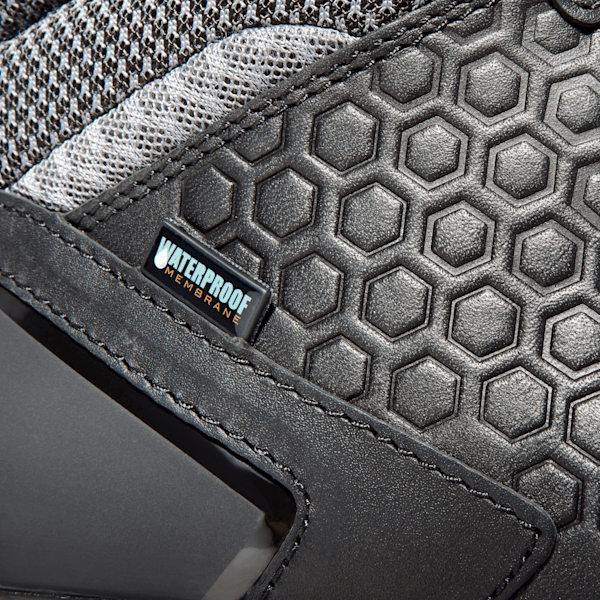 Men's Reaxion Composite Toe Waterproof Work Sneaker / Black/Grey