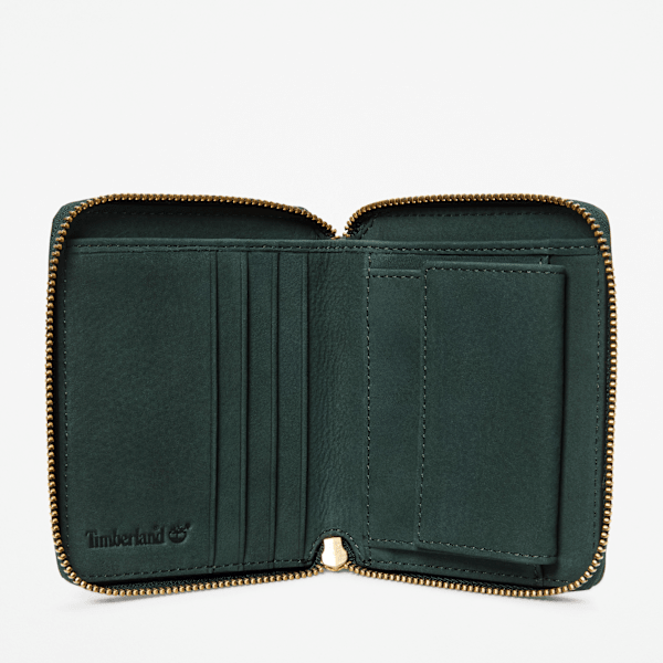 Tuckerman Zip Wallet with Coin Pocket / Darkest Green