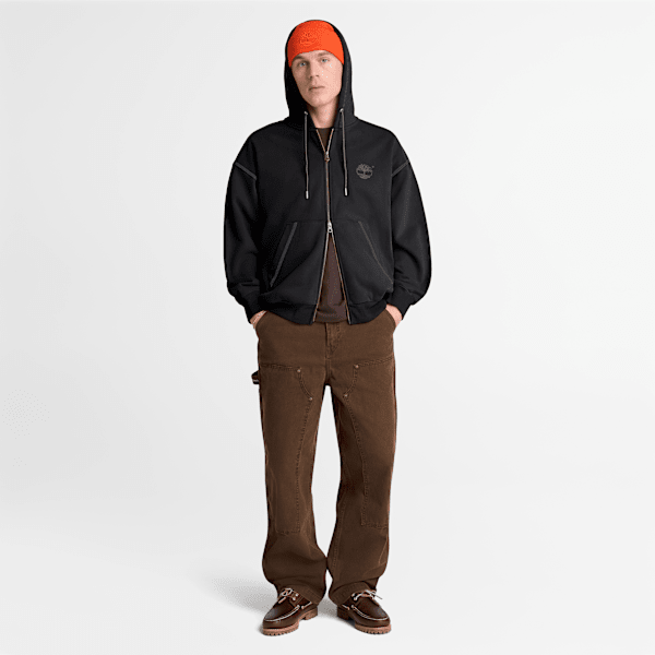 Men's Iconic Full-Zip Hoodie / Black