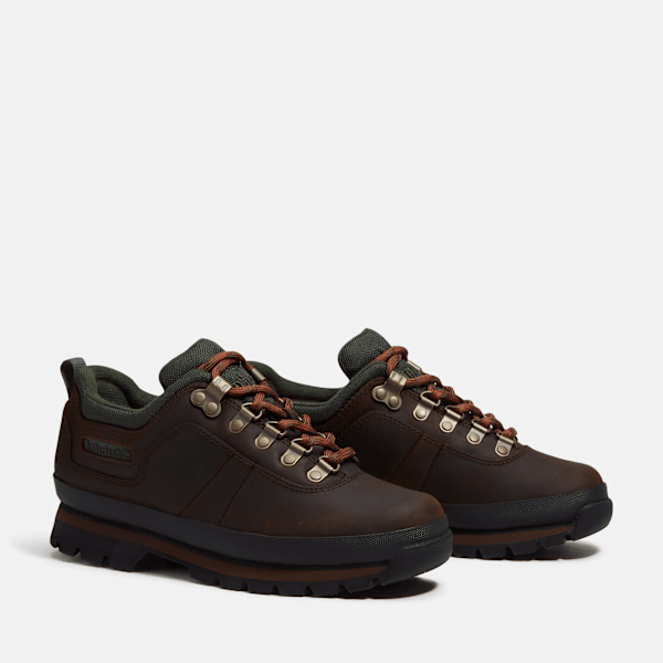 Women's Euro Hiker Low / Dark Brown Full-Grain