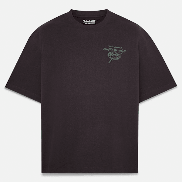 Men's Beef &amp; Broccoli Graphic T-Shirt / Black