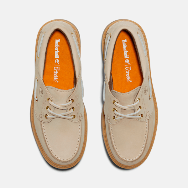 Women's Stone Street Platform Boat Shoe / Taupe