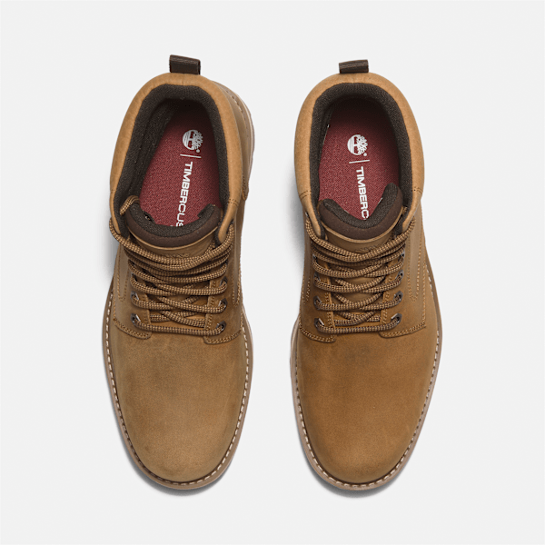 Men's Britton Road Mid Lace-Up Waterproof Boot / Wheat Full-Grain