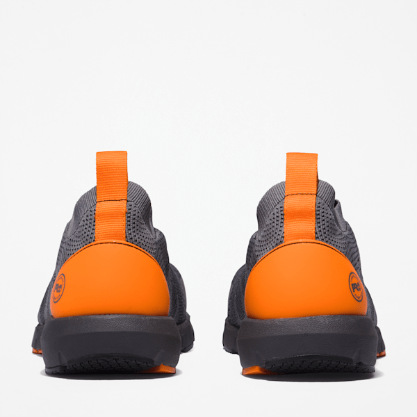 Men's Radius Composite Toe Work Sneaker / Grey/Orange