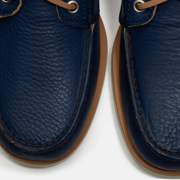 Men's Lake House Classic 2-Eye Boat Shoe / Dark Blue Full-Grain