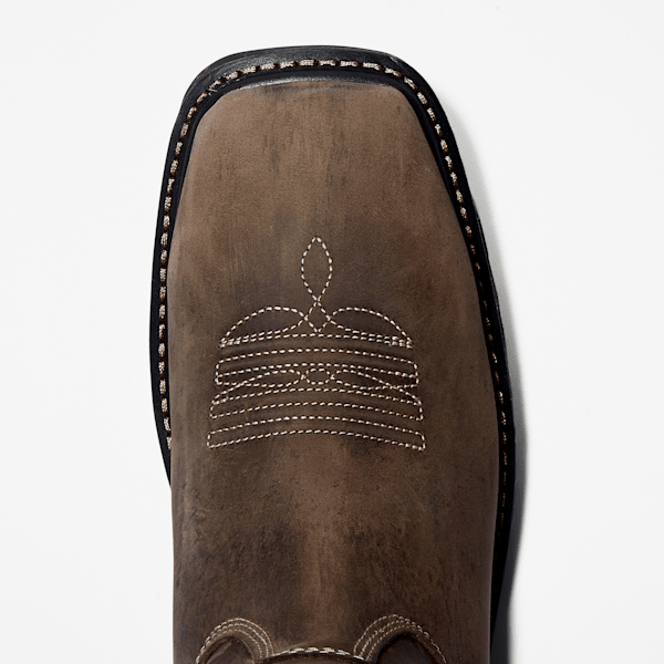 Men's True Grit Pull On Waterproof Work Boot / Turkish Coffee