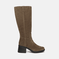 Women's Bellevaux Tall Side-Zip Boot / Dark Brown Suede
