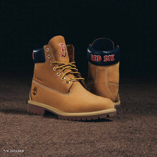Men's Timberland® x New Era® Red Sox 6-Inch Waterproof Boot / Wheat Red Sox