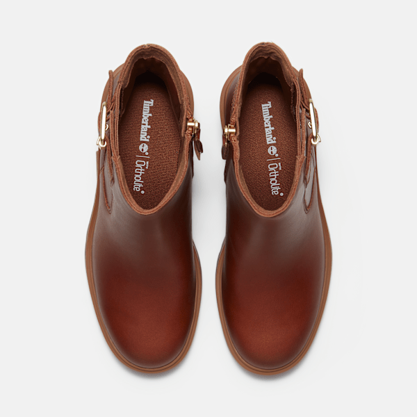 Women's Stone Heights Chelsea Boot / Rust Full-Grain