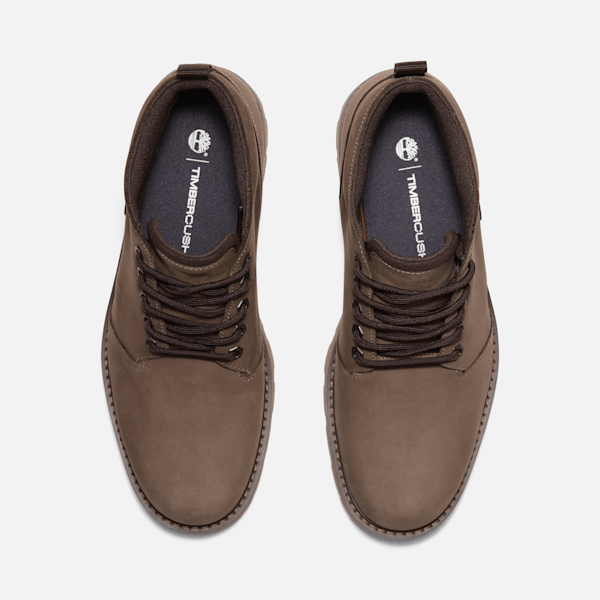 Men's Britton Road Waterproof Chukka Boot / Brown Nubuck
