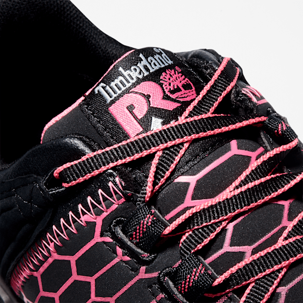Women's Timberland PRO® Powertrain Sport Alloy Toe Work Sneaker / Black/Pink