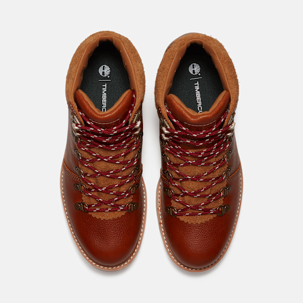 Men's Britton Mills Mid Waterproof Boot / Rust Full-Grain