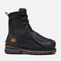 Men’s Timberland PRO® 8" Boondock Work Boot / Black Full-Grain/Orange
