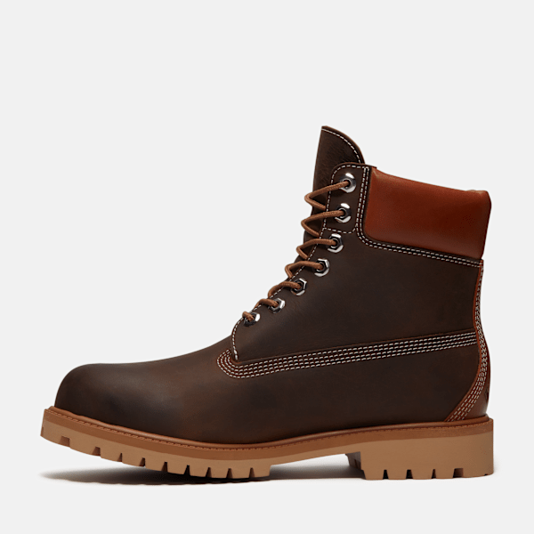 Men's Timberland® Heritage 6-Inch Boot with GORE-TEX Membrane / Dark Brown Full-Grain