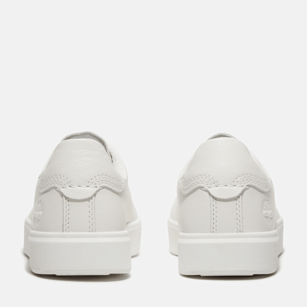 Women's Emerson Street Sneaker / White Full-Grain