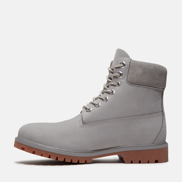 Men's Timberland® Heritage 6-Inch Waterproof Boot / Medium Greyout Nubuck