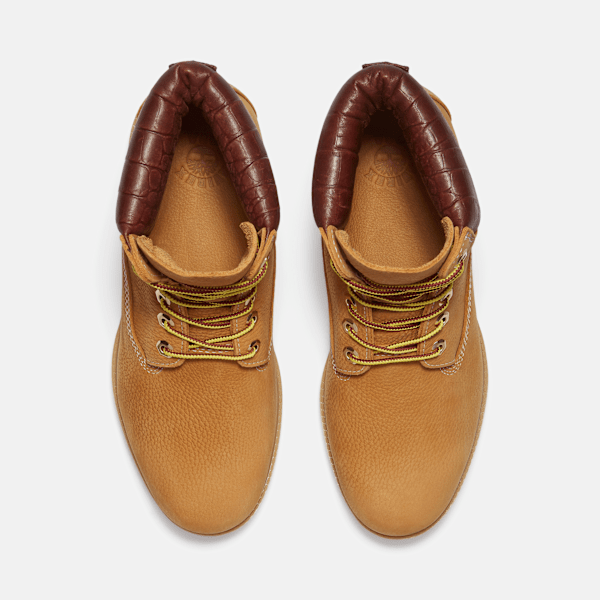 Men's Timberland® x Avirex Premium 6-Inch Waterproof Boot / Wheat Nubuck
