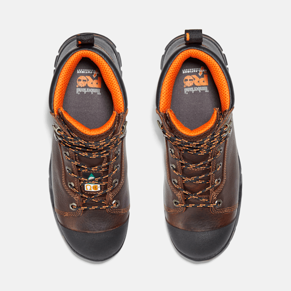 Men's Timberland PRO® Endurance 6" Steel Toe Work Boot / Brown Leather