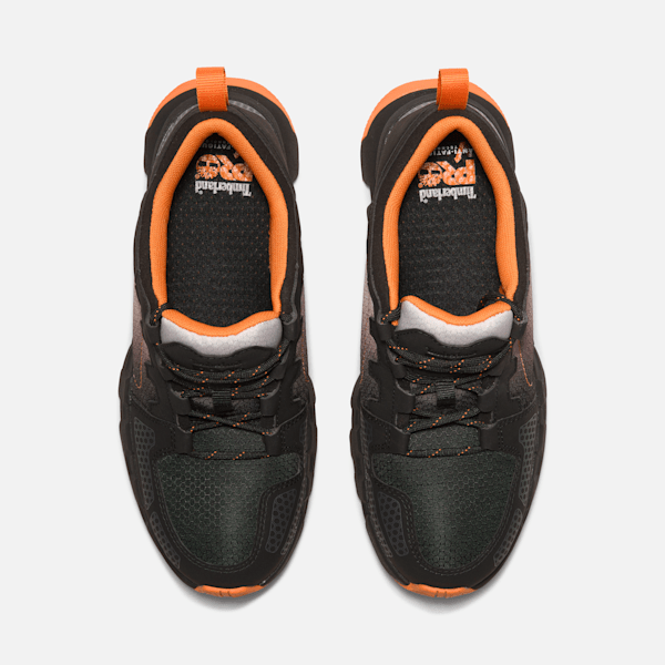 Men's Timberland PRO® Powertrain EV Comp-Toe Athletic Work Sneaker / Grey/Orange