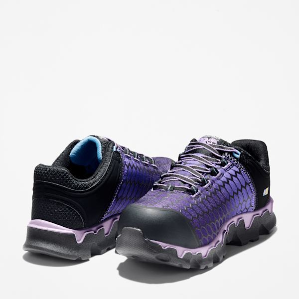 Women's Timberland PRO® Powertrain Sport Alloy Toe Work Sneaker / Black/Purple