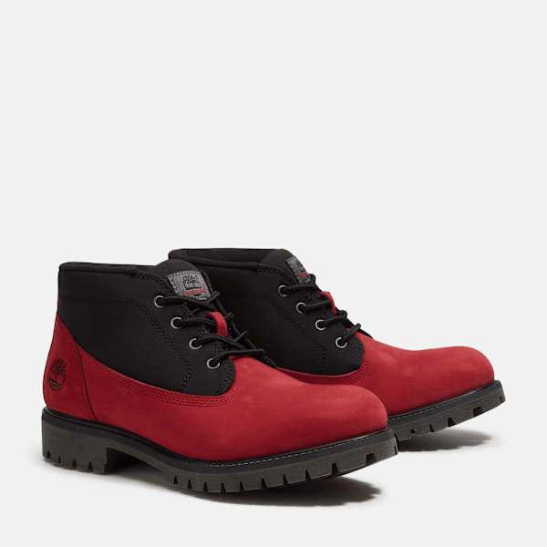 Men's Timberland® Premium Chukka Boot / Red Nubuck/Black