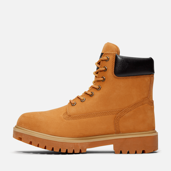 Men's Direct Attach 6" Soft Toe Waterproof Work Boot / Wheat