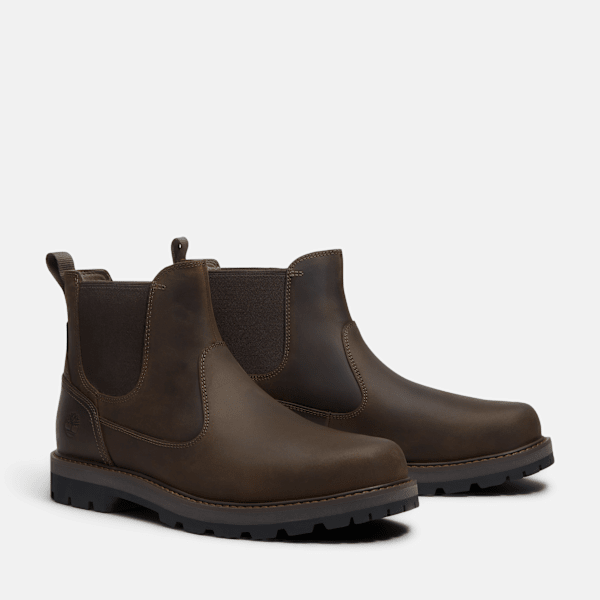 Men's Britton Road Chelsea Boot / Olive Full-Grain