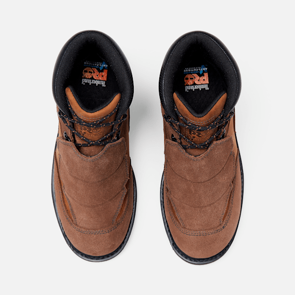 Men’s TimberlandPRO® 6" Ambridge Composite Toe Work Boot / Brown Full-Grain