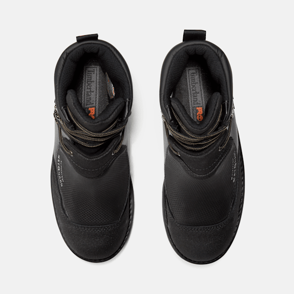 Men's Met Guard Steel Toe Waterproof Work Boot / Black