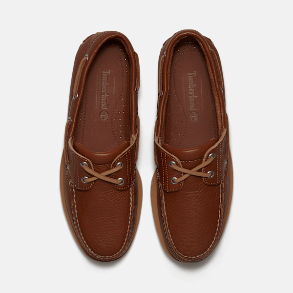 Men's Lake House Classic 2-Eye Boat Shoe / Rust Full-Grain