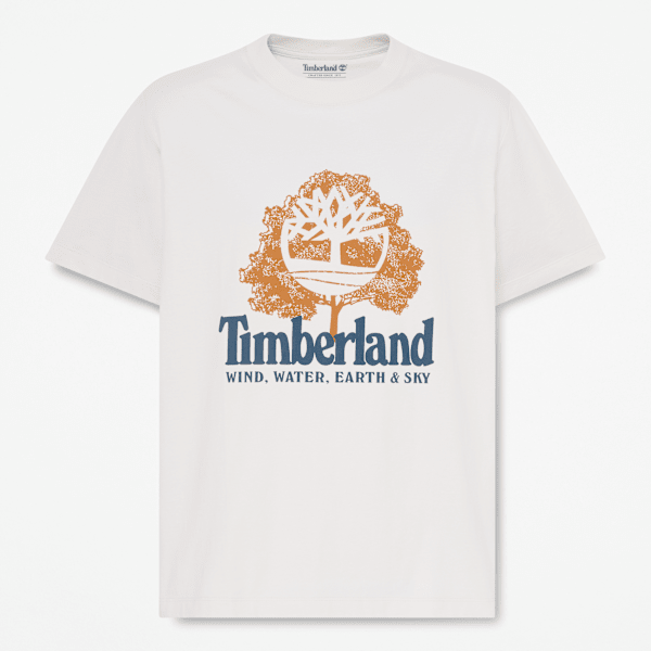 Men's Elements Graphic T-Shirt / Vintage White