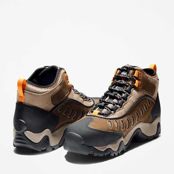 Men's Mudslinger Steel Toe Waterproof Work Boot / Brown