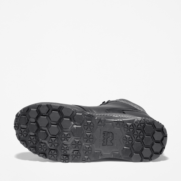 Men's Reaxion Composite Toe Waterproof Work Sneaker / Black/Grey