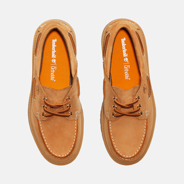 Women's Stone Street Platform Boat Shoe / Wheat