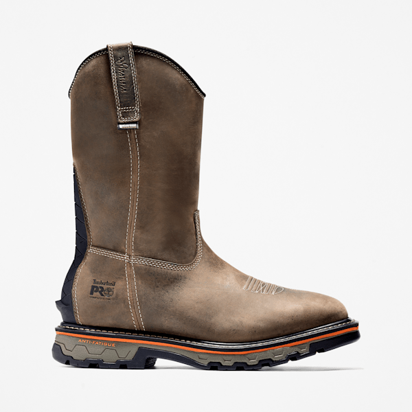 Men's True Grit Pull On Waterproof Work Boot / Turkish Coffee